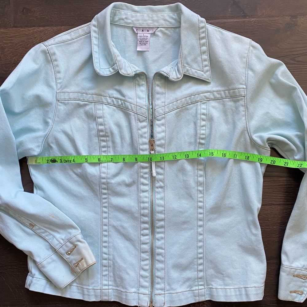 CAbi | Light Blue Denim Jean Jacket Style 254 - Picture 5 of 5
